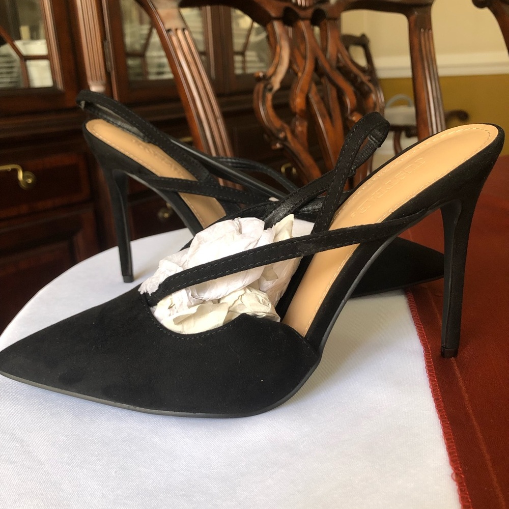 Brand New all black heels.